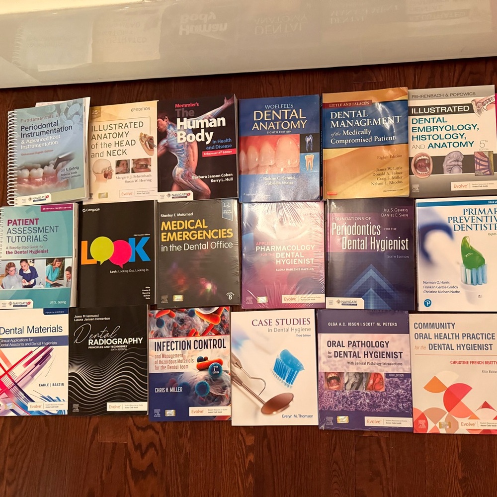 📚✨ Complete Dental Hygiene Book Package – Newest Editions! ✨📚